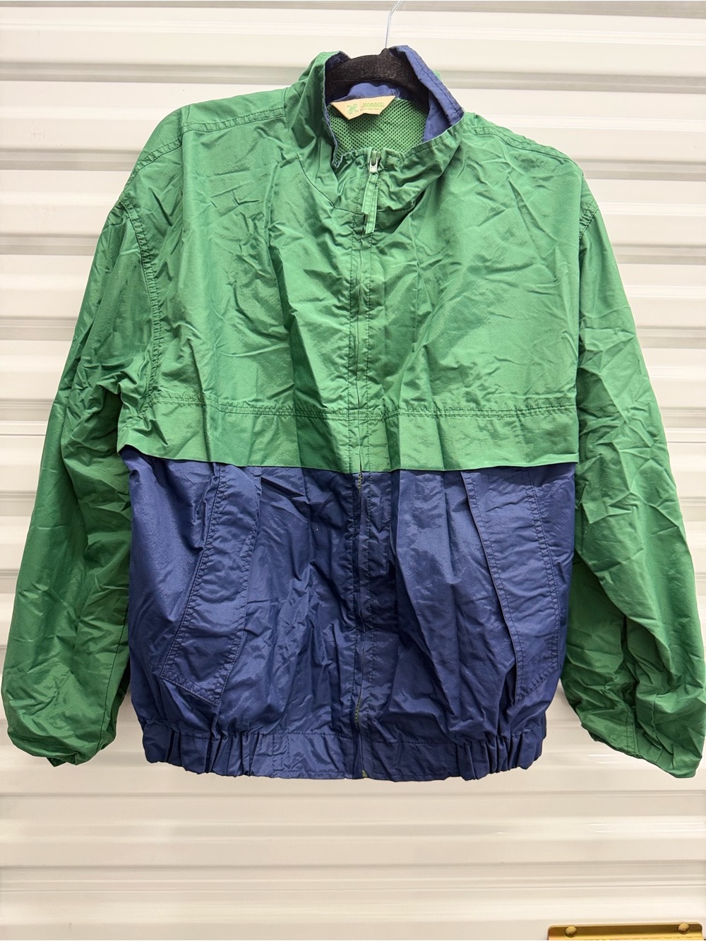Haband Green and Blue Kids Rain Jacket